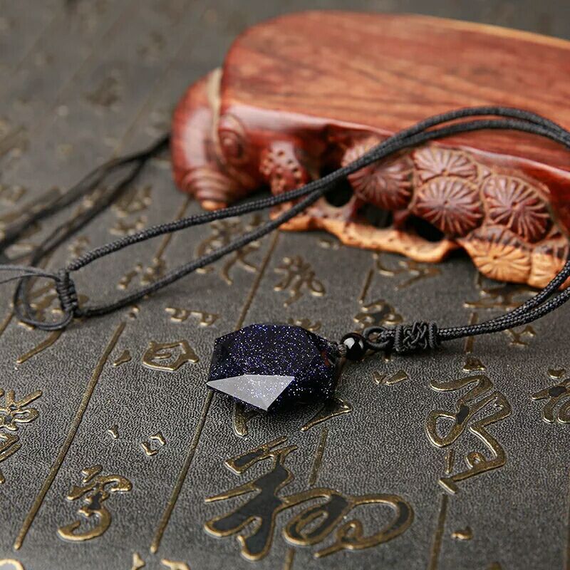 Obsidian Six-Pointed Star Pendant Necklace | Men's & Women's Sweater Chain Jewelry LONDYN UPBRINGING