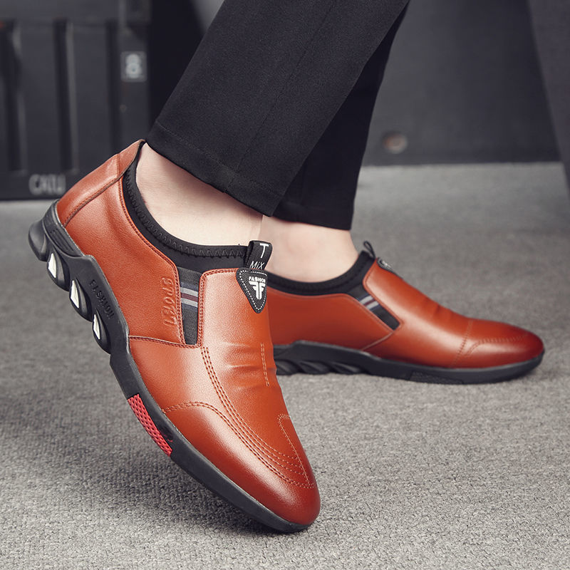 Leather Shoes Mens Leather Spring New Mens Business LONDYN UPBRINGING