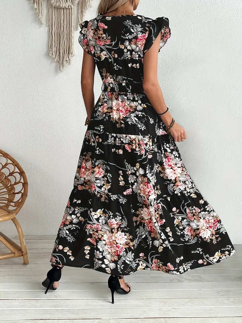 Women's Dresses: V-Neck, Floral Print & Fashion Styles LONDYN UPBRINGING
