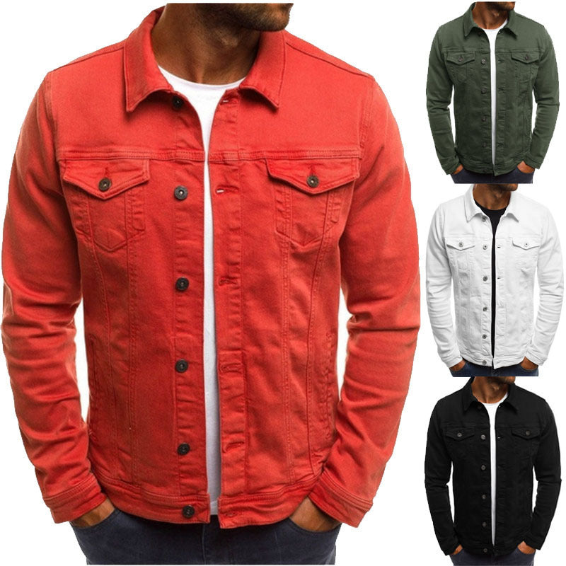 Men’s Casual Denim Button Jacket – Stylish Long-Sleeve Shirt Coat for Everyday Wear LONDYN UPBRINGING