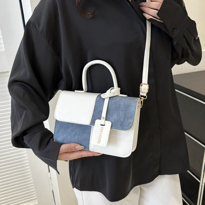 Popular Fashion Stitching Texture Shoulder Messenger Bag – Portable Handbag for Women LONDYN UPBRINGING