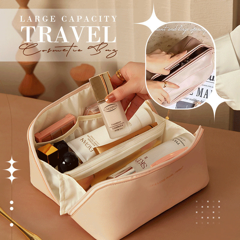 Large Capacity Travel Cosmetic Bag for Women – Multifunction Makeup Organizer & Toiletry Storage Case LONDYN UPBRINGING