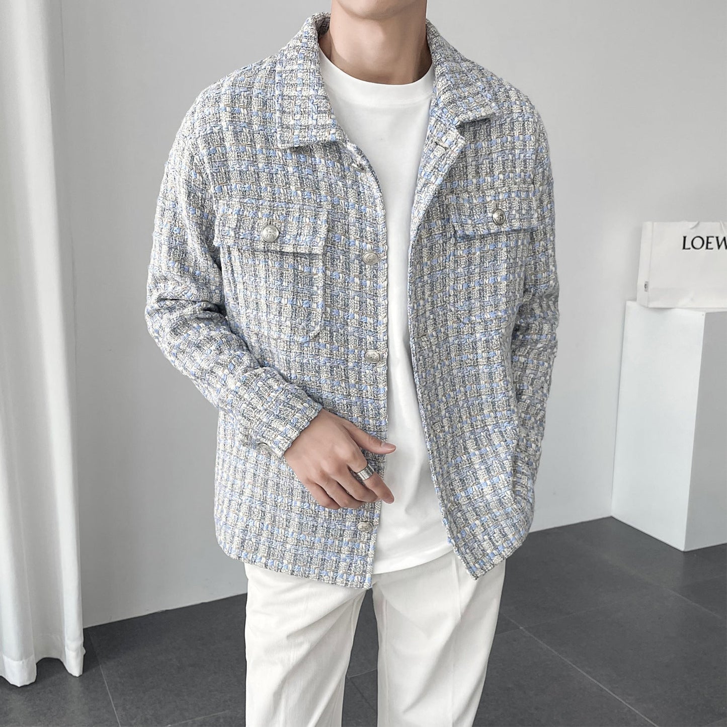 Men’s Small Fragrance Jacket – Loose Casual Coat for Modern & Effortless Style LONDYN UPBRINGING