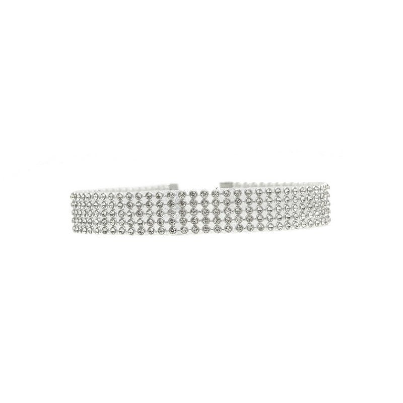 Elegant Rhinestone Choker for Women | Clear Crystal Wedding & Prom Necklace LONDYN UPBRINGING