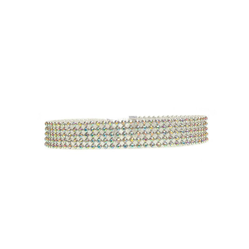 Elegant Rhinestone Choker for Women | Clear Crystal Wedding & Prom Necklace LONDYN UPBRINGING
