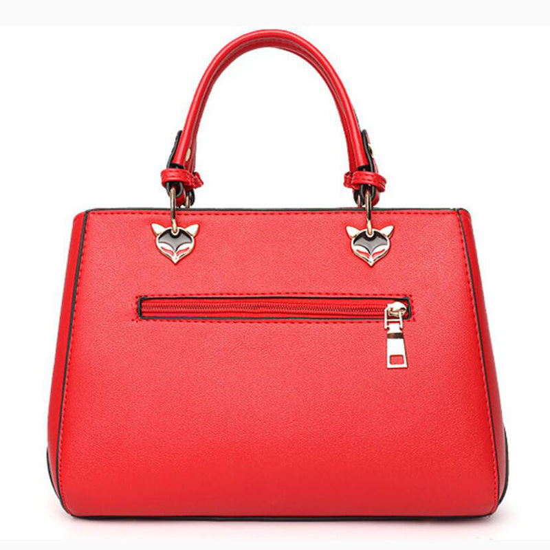 Women’s Patchwork Handbag with Hairball Ornament – Elegant Tote & Crossbody Shoulder Bag for Parties LONDYN UPBRINGING