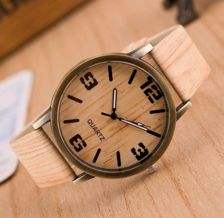 Fashion Wood Grain Watch – Stylish Natural Wooden Wristwatch for Men & Women LONDYN UPBRINGING