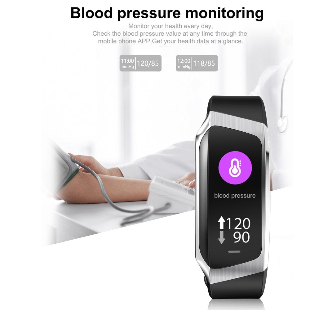 Smart Sports Watch – Touch Screen Waterproof Smartband with Blood Pressure Monitor for Men & Women, Compatible with Xiaomi LONDYN UPBRINGING