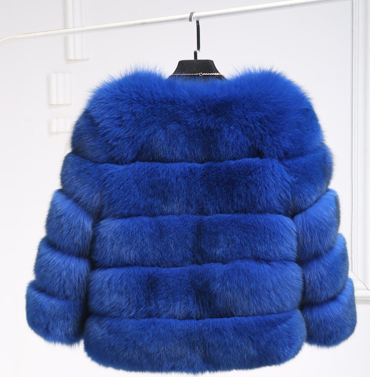 Women's Elegant Faux Mink Fur Coat S-3XL - Thick Warm Winter Outerwear LONDYN UPBRINGING