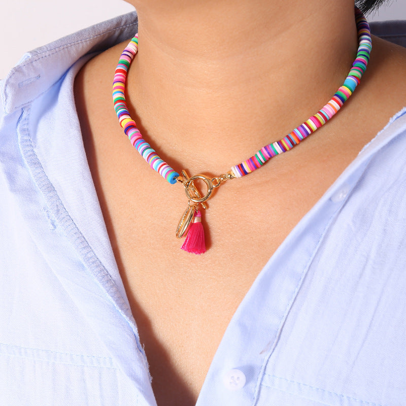Bohemian Shell & Tassel Necklace for Women | Wild & Sweet Beach Style Fashion Jewelry LONDYN UPBRINGING