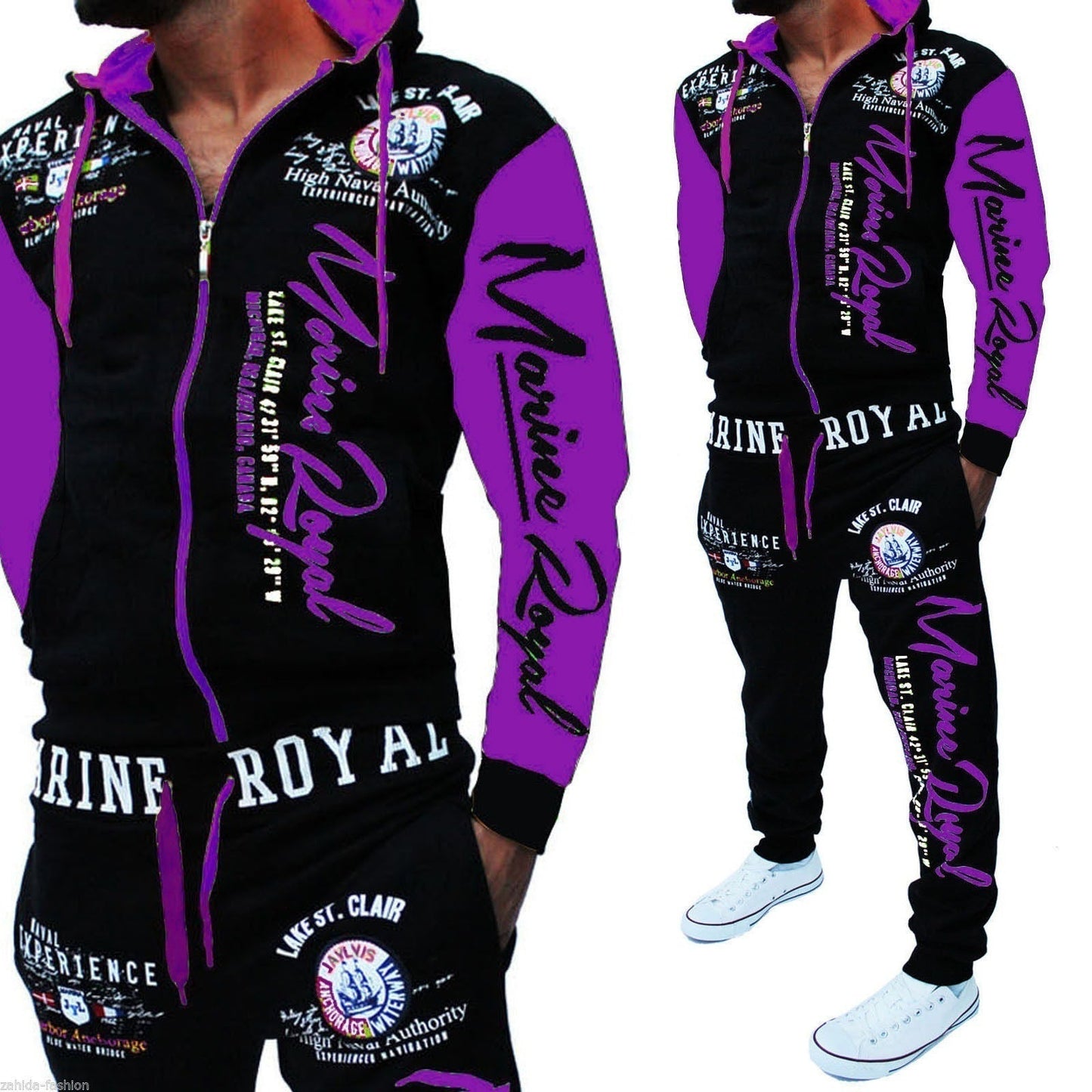 Men’s Tracksuit Set – 2-Piece Sweat Suit with Tops & Pants for Casual Comfort LONDYN UPBRINGING