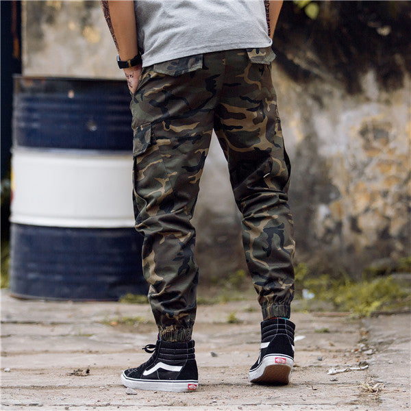 Men’s Camo Streetwear Pants – Slim Fit Jogger Harem Trousers for Casual Style LONDYN UPBRINGING