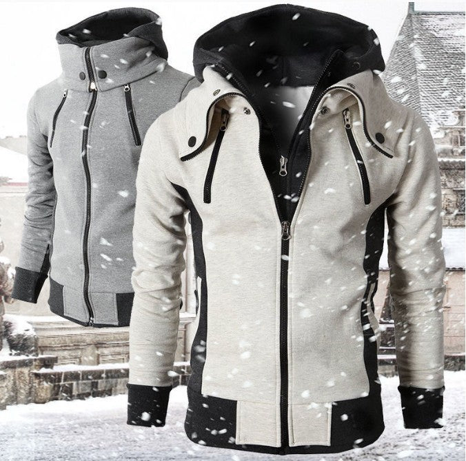 Men’s Slim Fit Business Coat – Fashion Single-Breasted Solid Color Jacket for Fall & Winter Wear LONDYN UPBRINGING
