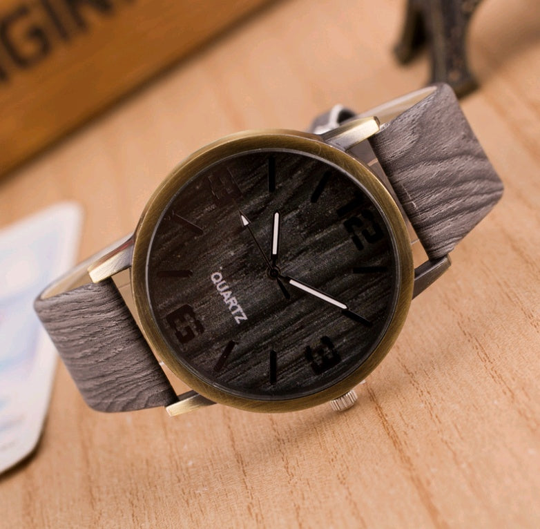 Fashion Wood Grain Watch – Stylish Natural Wooden Wristwatch for Men & Women LONDYN UPBRINGING