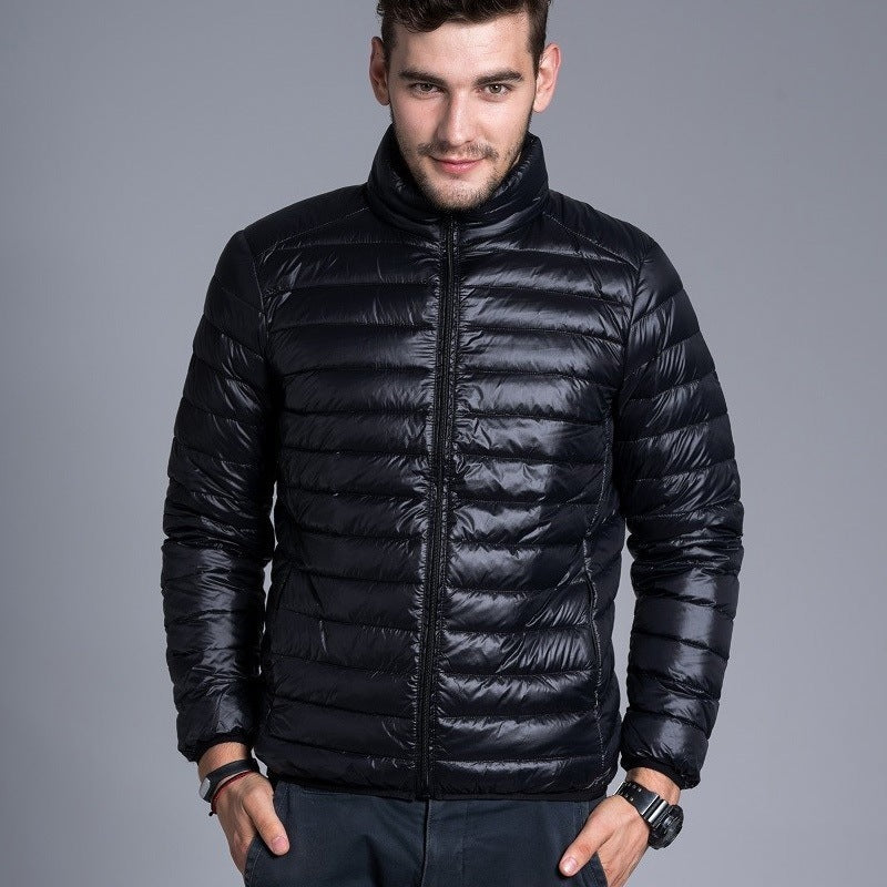 Men’s Duck Down Winter Jacket – Warm Puffer Coat Parka for Cold Weather Outdoor Wear LONDYN UPBRINGING