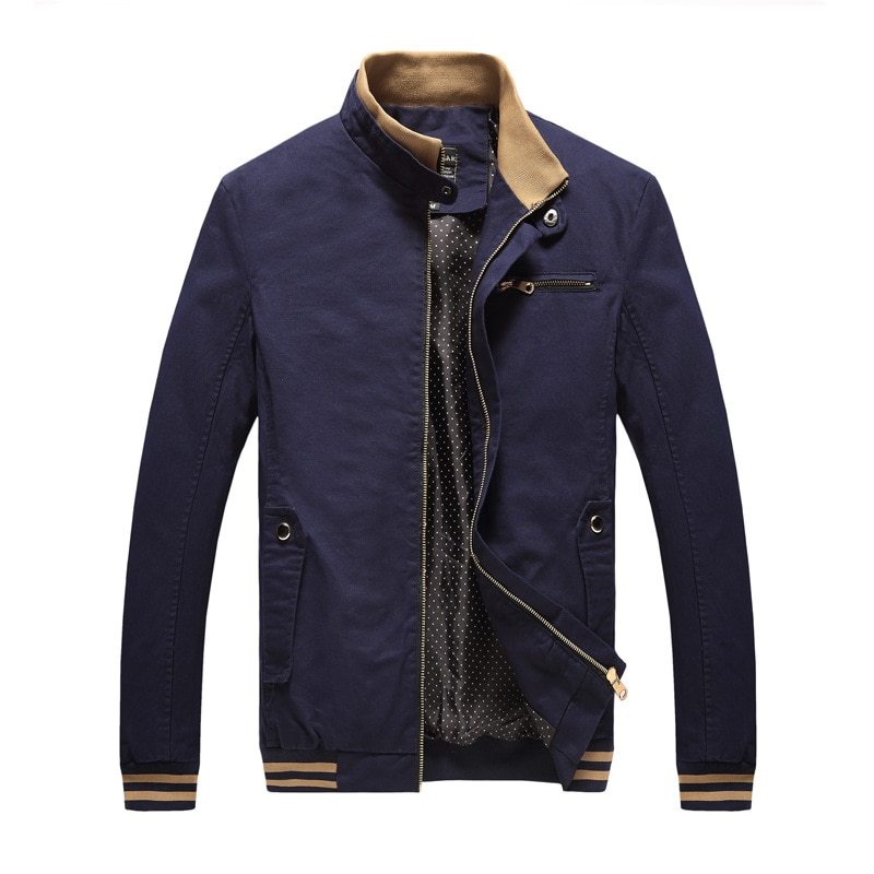 Men’s Spring Autumn Cotton Jacket – Casual Washed Coat for Everyday Fashion & Comfort LONDYN UPBRINGING