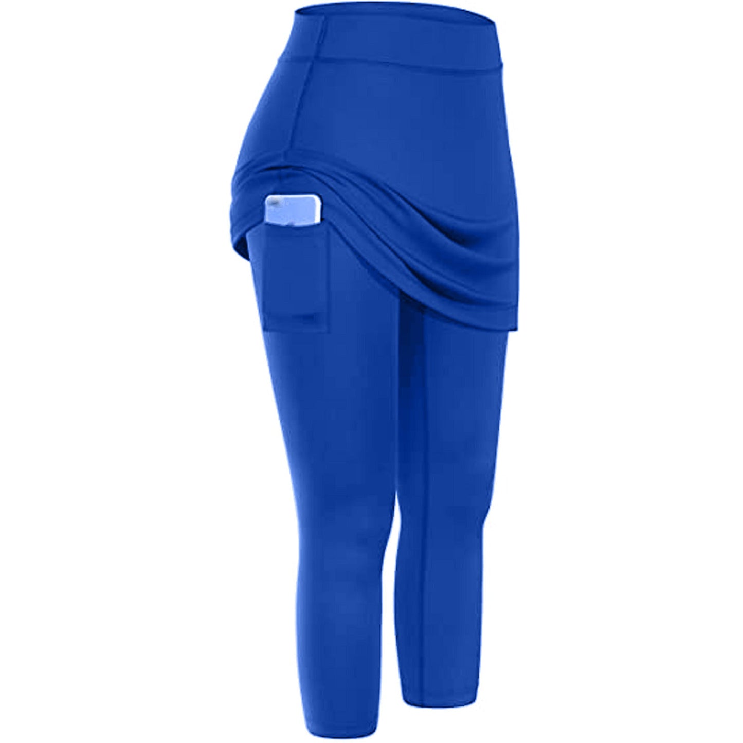 Women Tennis Skirted Leggings Pockets Elastic Sports & Yoga Capris Skirts Legging LONDYN UPBRINGING