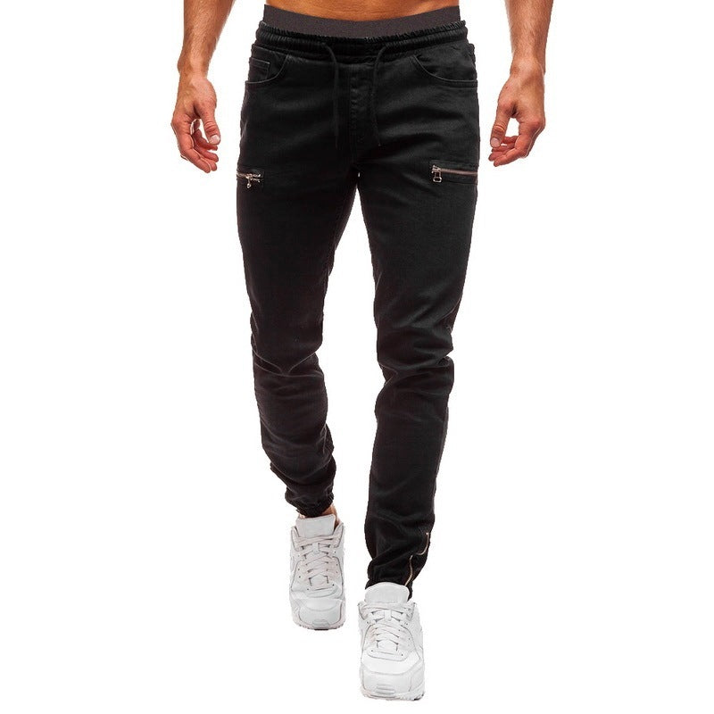 Men’s White Jeans Trousers – Retro Party & Workwear Pants LONDYN UPBRINGING