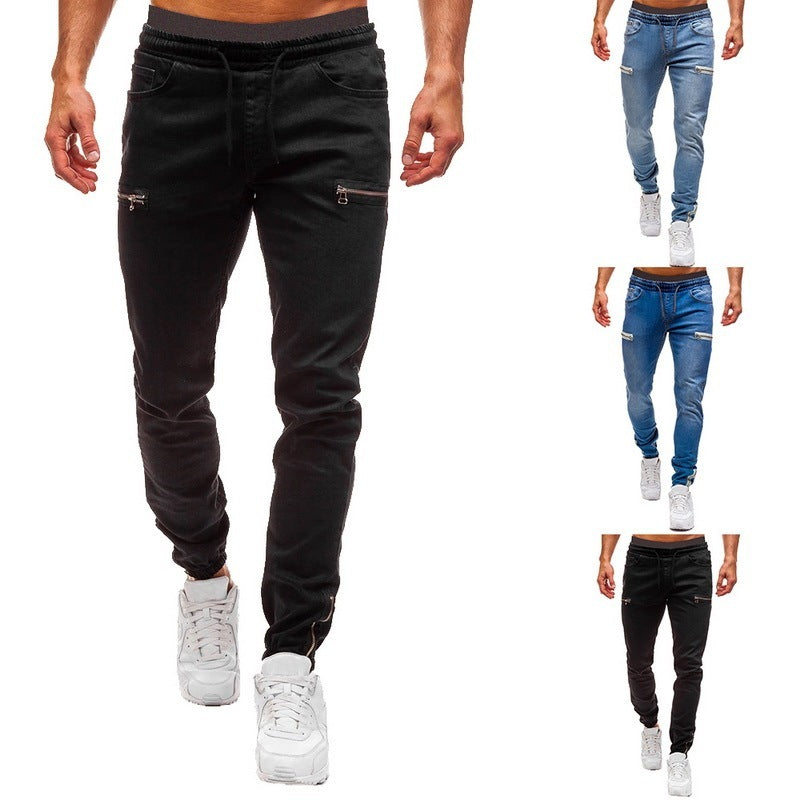 Men’s White Jeans Trousers – Retro Party & Workwear Pants LONDYN UPBRINGING