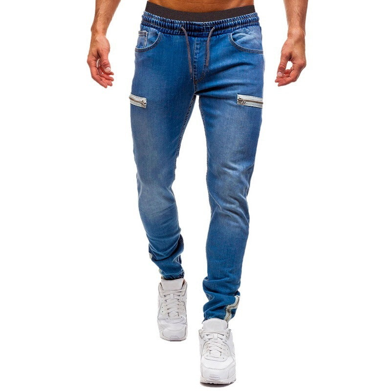 Men’s White Jeans Trousers – Retro Party & Workwear Pants LONDYN UPBRINGING