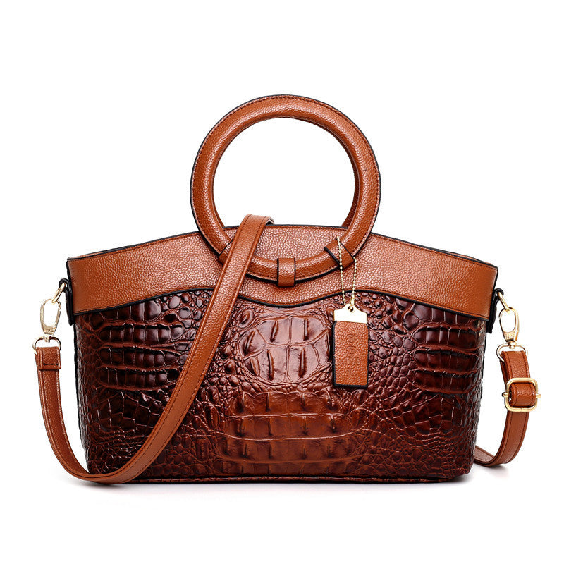Gykaeo Luxury Leather Handbag for Women – Elegant Designer Shoulder & Tote Bag LONDYN UPBRINGING