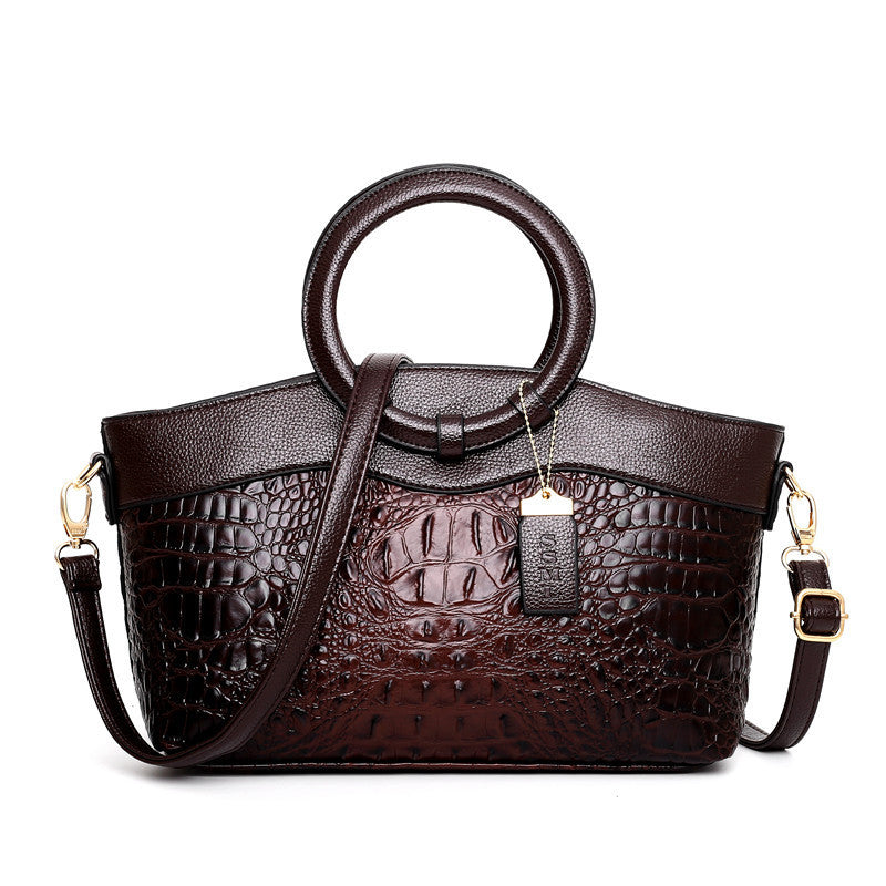 Gykaeo Luxury Leather Handbag for Women – Elegant Designer Shoulder & Tote Bag LONDYN UPBRINGING