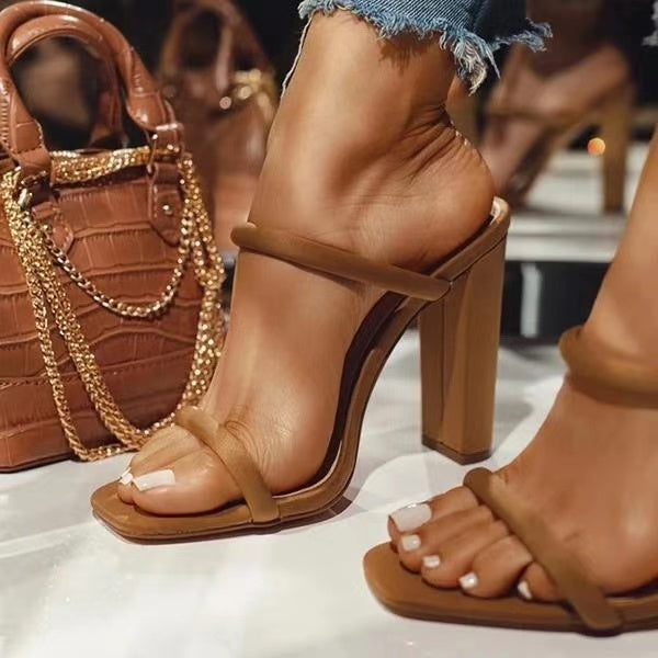 New Large Size High Heel Sandals for Women: Plus Size & Extended Width Dress Heels LONDYN UPBRINGING