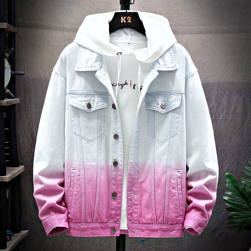 Men’s Loose Denim Jacket – Casual Student Jacket for Everyday Streetwear & Stylish Comfort LONDYN UPBRINGING