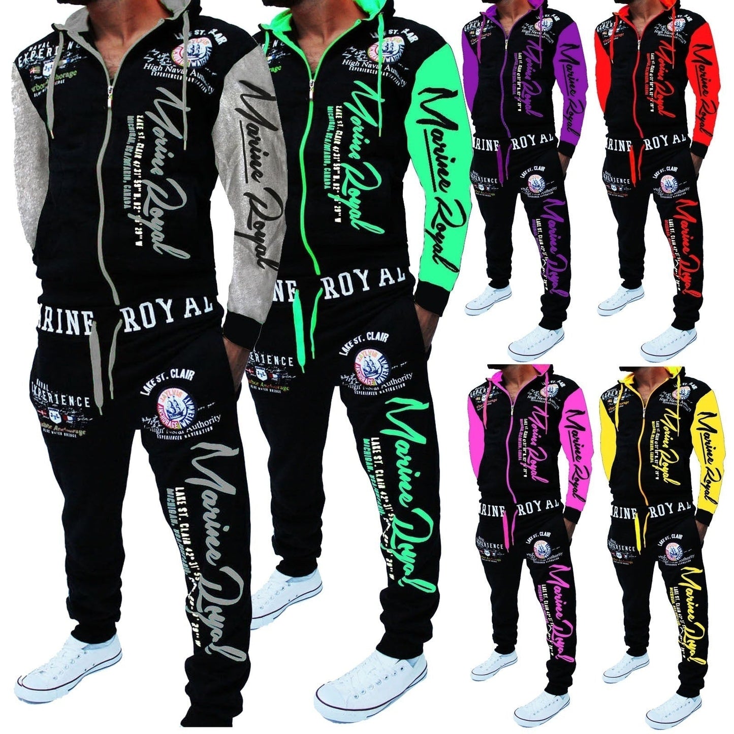 Men’s Tracksuit Set – 2-Piece Sweat Suit with Tops & Pants for Casual Comfort LONDYN UPBRINGING