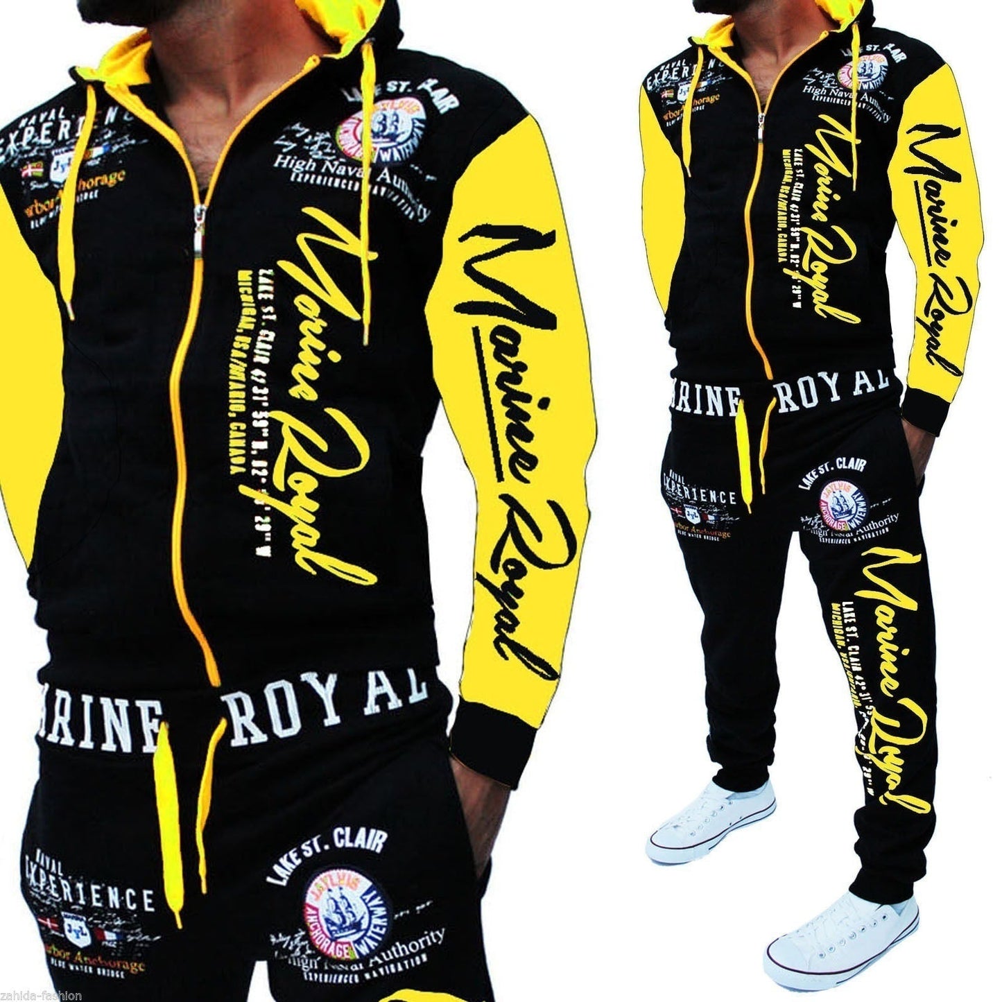 Men’s Tracksuit Set – 2-Piece Sweat Suit with Tops & Pants for Casual Comfort LONDYN UPBRINGING
