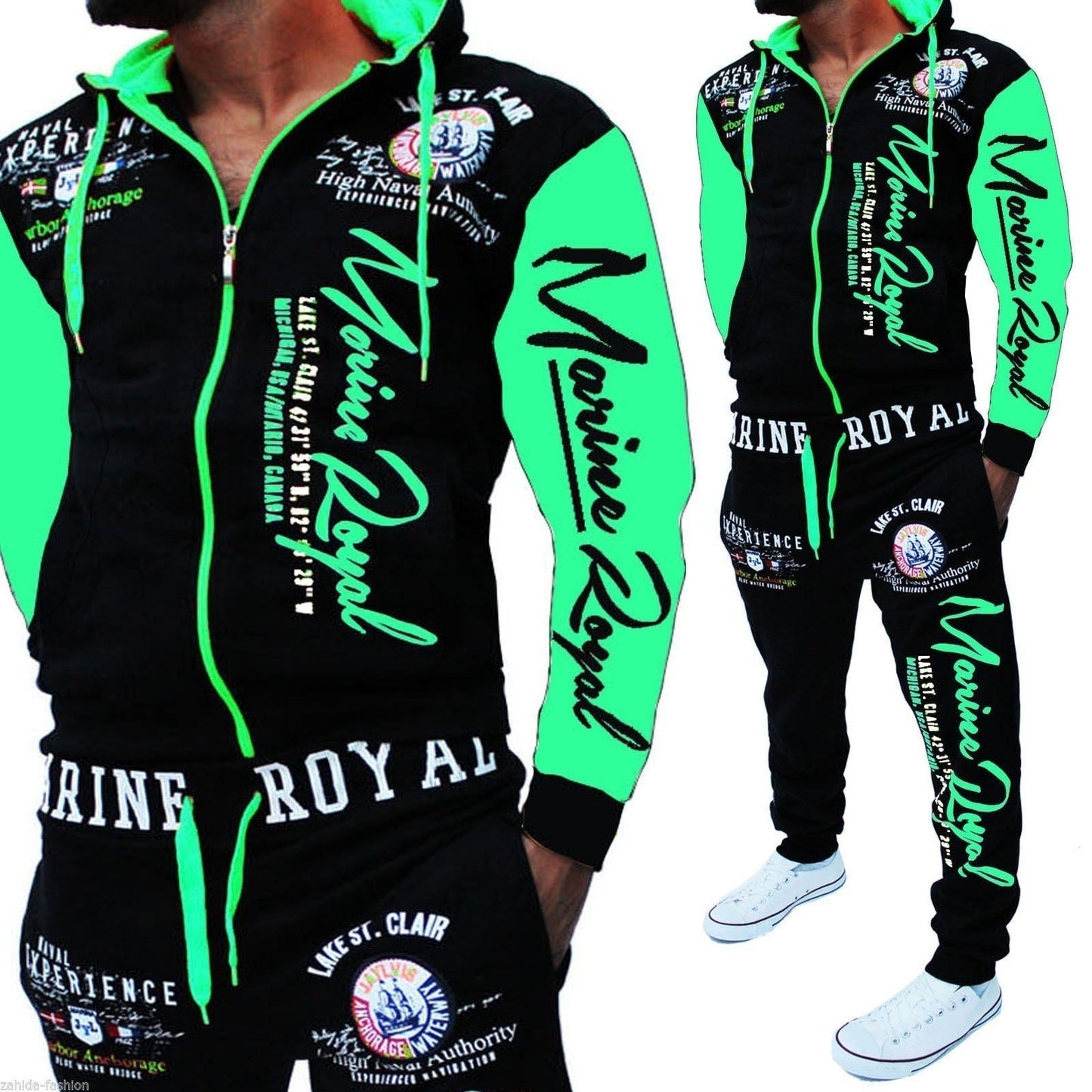 Men’s Tracksuit Set – 2-Piece Sweat Suit with Tops & Pants for Casual Comfort LONDYN UPBRINGING