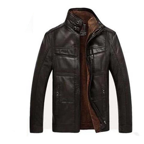 Men’s Leather Biker Jacket – Oblique Zipper Winter Coat for Warmth, Style & Premium Fashion LONDYN UPBRINGING