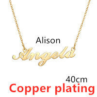 Custom Name Necklace | Personalized Alloy Metal Pendant with Fascinating Font LONDYN UPBRINGING