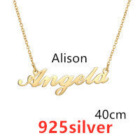 Custom Name Necklace | Personalized Alloy Metal Pendant with Fascinating Font LONDYN UPBRINGING