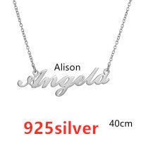 Custom Name Necklace | Personalized Alloy Metal Pendant with Fascinating Font LONDYN UPBRINGING
