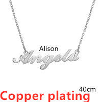 Custom Name Necklace | Personalized Alloy Metal Pendant with Fascinating Font LONDYN UPBRINGING