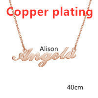 Custom Name Necklace | Personalized Alloy Metal Pendant with Fascinating Font LONDYN UPBRINGING
