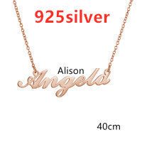 Custom Name Necklace | Personalized Alloy Metal Pendant with Fascinating Font LONDYN UPBRINGING