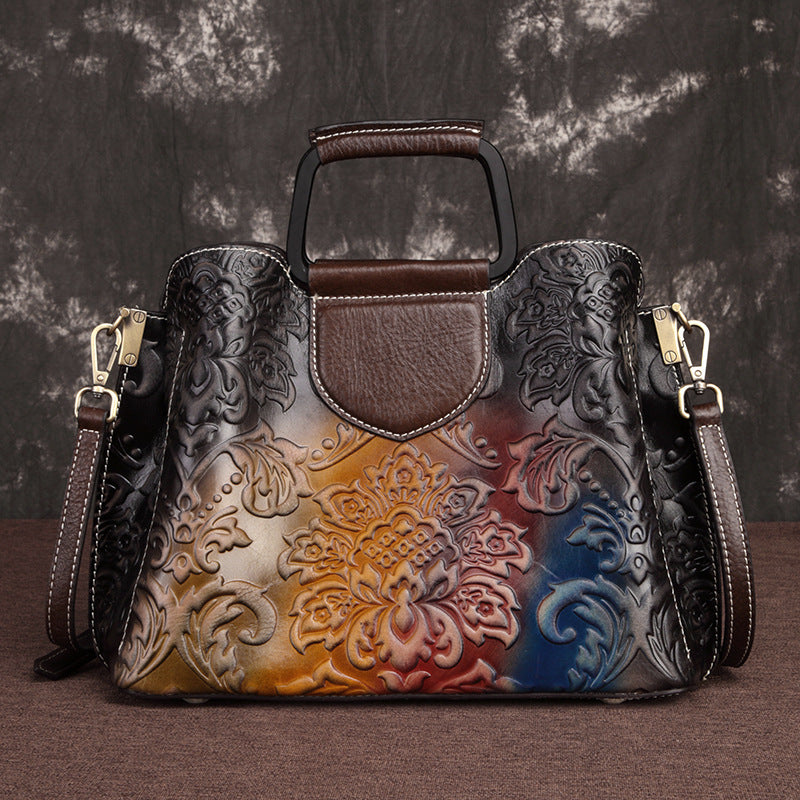 Genuine Leather Cowhide Handbag for Women – Fashion Messenger & Shoulder Bag LONDYN UPBRINGING