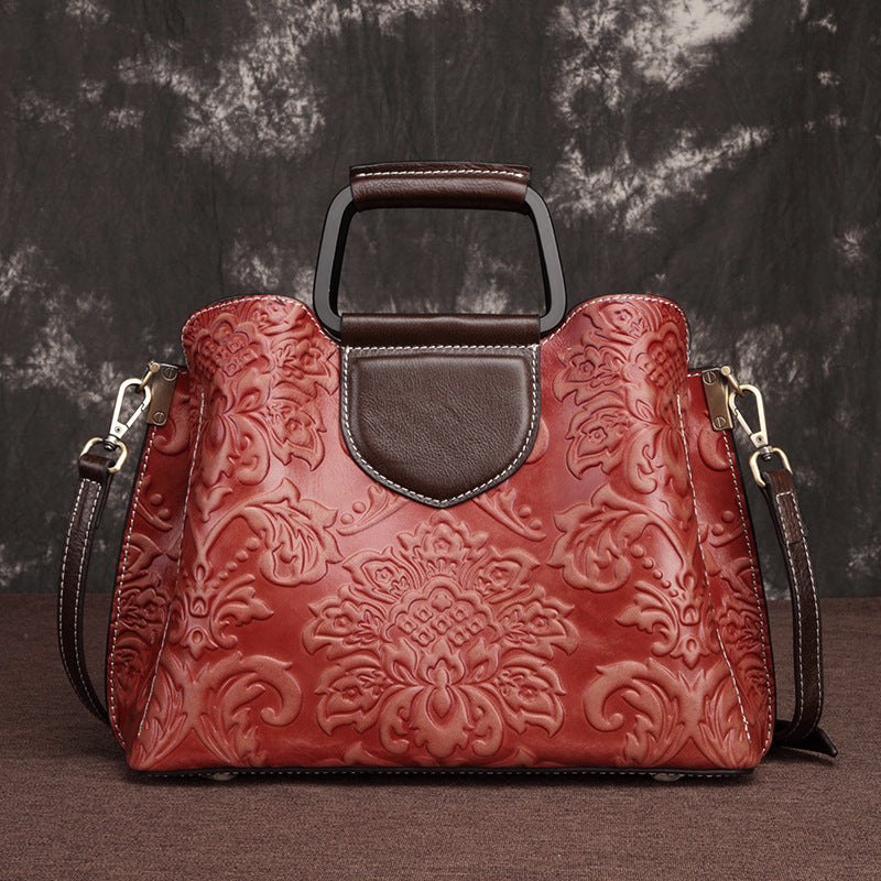 Genuine Leather Cowhide Handbag for Women – Fashion Messenger & Shoulder Bag LONDYN UPBRINGING