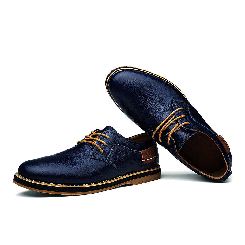 Men’s Large Size Leather British Shoes – Classic Formal Dress Shoes up to Size 48 LONDYN UPBRINGING