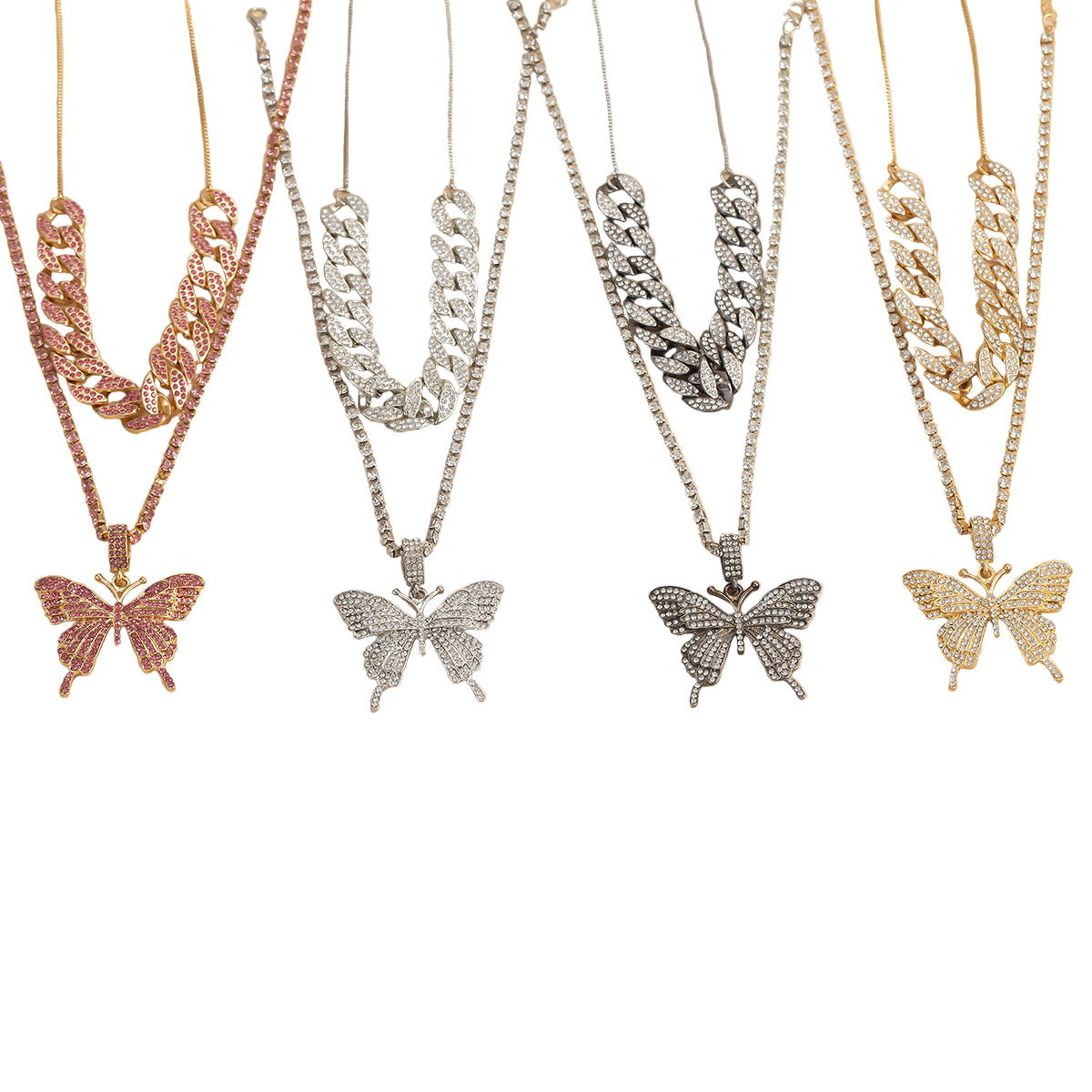 Diamond Butterfly Necklace for Women | Fine Gold & Silver Butterfly Pendant Jewelry LONDYN UPBRINGING