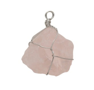 Natural Stone Pendant Necklace | Raw Irregular Crystal Rough Jewelry for Women LONDYN UPBRINGING