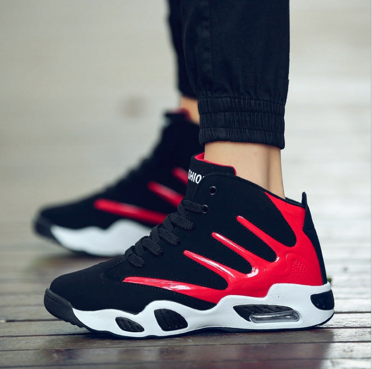 Men’s Air Cushion Basketball Shoes – Wear-Resistant High-Top Sneakers for Training and Everyday Play LONDYN UPBRINGING