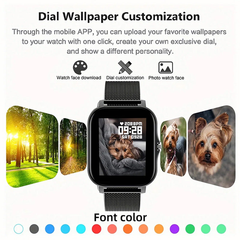 1.44-Inch Full Touch Smart Watch – Bluetooth Calling Smartwatch for Men & Women LONDYN UPBRINGING