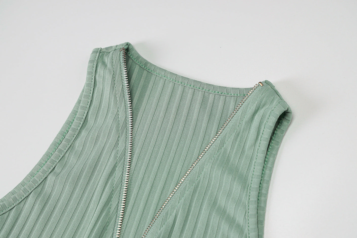 Women's Stripe Knitted Mini Dress: Sleeveless Styles LONDYN UPBRINGING