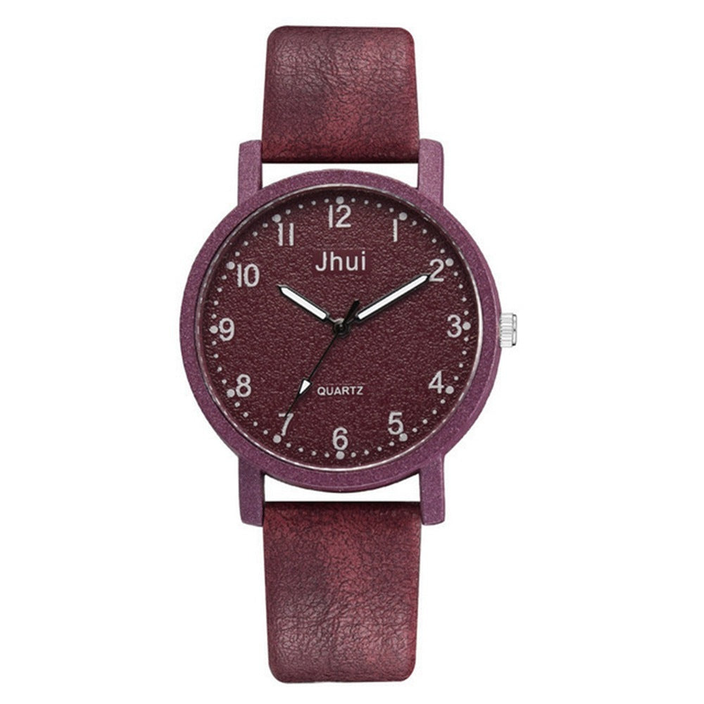 Simple Number Quartz Watch – Elegant Minimalist Wristwatch for Women LONDYN UPBRINGING