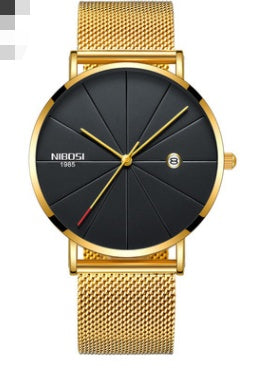 Nibosi Fashion Quartz Watch – Trendy European & American Style Watch for Men & Women, Perfect for Couples LONDYN UPBRINGING