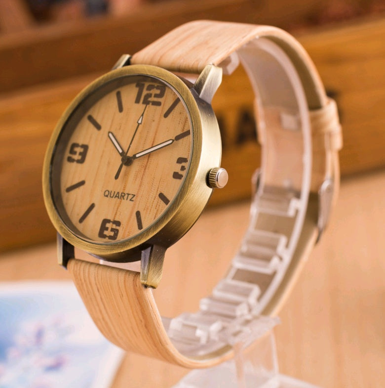 Fashion Wood Grain Watch – Stylish Natural Wooden Wristwatch for Men & Women LONDYN UPBRINGING