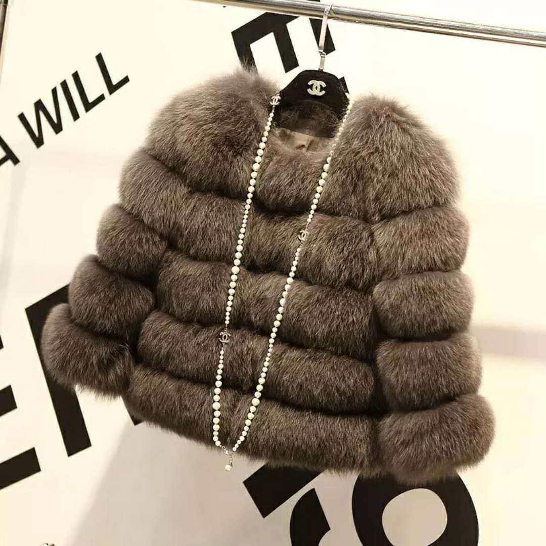Women's Elegant Faux Mink Fur Coat S-3XL - Thick Warm Winter Outerwear LONDYN UPBRINGING